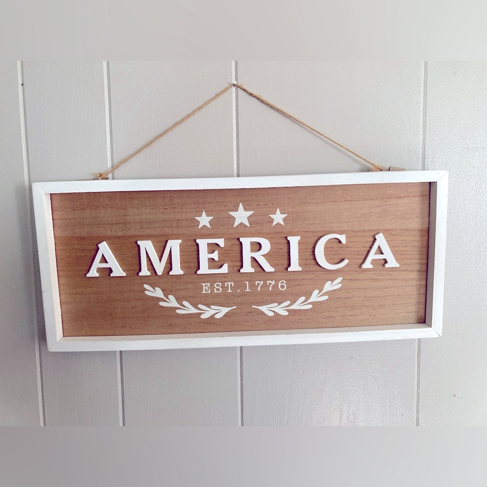 Hobby Lobby Patriotic Wooden Wall Art
